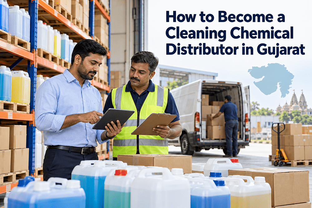 How to Become a Cleaning Chemical Distributor in Gujarat