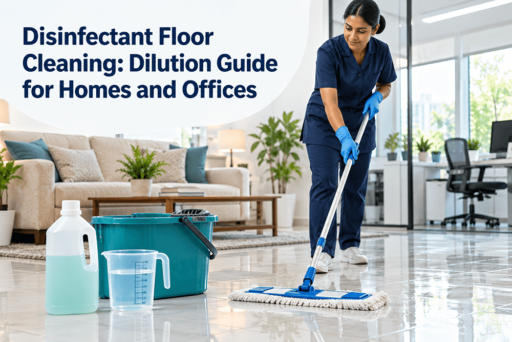 Disinfectant Floor Cleaning: Dilution Guide for Homes and Offices