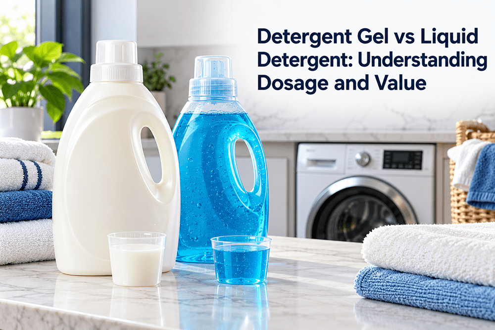 Detergent Gel vs Liquid Detergent: Understanding Dosage and Value